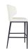 Cabo Counter Stool (White Seat With Metal Base)