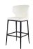 Cabo Counter Stool (White Seat With Metal Base)