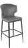 Cabo Bar Stool (Silver Stone Seat With Metal Base)