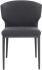 Cabo Chair (Dark Grey With Metal Base)