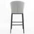 Cabo Counter Stool (Light Grey Seat With Metal Base)