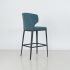 Cabo Bar Stool (Chenille Atlantis Seat With Metal Base)