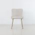 Colette Chair (Set of 2 - Creme With Gold Color Base)