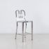Army Bar Stool (Polished Stainless Steel)