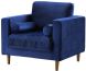 Bente Tufted Velvet Lounge Chair (Blue)