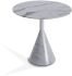 Cosette Marble Side Table (Mediun - White)