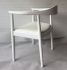 Embla Chair (Set of 2 - White & White Leather)