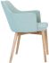 Gitel Dining Chair (Seagreen & Natural)