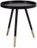 Innis Round Tray Side Table (Black)