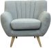 Lilly Lounge Chair (Light Grey)