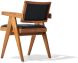 Maia Dining Chair (Walnut & Black Leather)