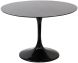 Maisie Dining Table (Small - Round - Black Lacquered)
