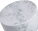 Penelope Side Table (White Marble)
