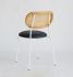 Rose Dining Chair (Set of 2 - White with Black Leather)
