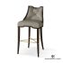 Logan Bar Stool (Walnut - Chesterfield Grey Leather)