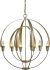 Double Cirque Chandelier (Soft Gold)