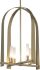 Triomphe 4-Light Pendant (Modern Brass & Frosted Glass)