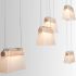 More Cowbell LED Pendant (Vintage Platinum & Clear Glass with Frosted Diffuser)