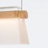 Cowbell LED Mini Pendant (Black & Clear Glass with Frosted Diffuser)