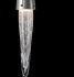 Icicle Mini Pendant (Sterling & Clear Bubble Glass)