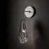 Luma Low Voltage Sconce (Sterling & Crystal (CR))