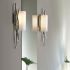 Brindille Sconce (Right - Sterling & Opal Glass)