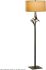 Antasia Floor Lamp (Bronze & Doeskin Suede Shade)