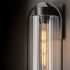 Alcove Outdoor Sconce (Large - Coastal Black & Clear Glass)