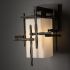 Tura Outdoor Sconce (Small - Coastal Oil Rubbed Bronze & Opal Glass)