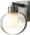Port Outdoor Sconce (Coastal Burnished Steel & Seeded Clear Glass)