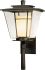 Beacon Hall Outdoor Sconce (Large - Coastal Dark Smoke & Clear Glass with Opal Diffuser)