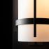 Banded Extra Outdoor Sconce (Large - Coastal Black & Opal Glass)