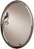 Beveled Oval Mirror with Leaf (Bronze)