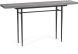 Wick Console Table (Black with Grey Wood Top)