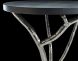 Brindille Wood Top Accent Table (Sterling with Grey Wood Top)