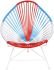 Acapulco Chair (USA Weave on White Frame)