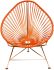 Acapulco Chair (Orange Weave on Copper Frame)