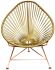 Acapulco Chair (Gold Weave on Copper Frame)