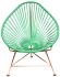 Acapulco Chair (Mint Weave on Copper Frame)