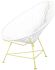 Acapulco Chair (White Weave on Yellow Frame)