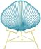 Acapulco Chair (Blue Weave on Yellow Frame)