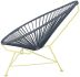 Acapulco Chair (Grey Weave on Yellow Frame)