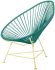 Acapulco Chair (Turquoise Weave on Yellow Frame)