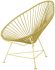 Acapulco Chair (Gold Weave on Yellow Frame)