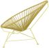 Acapulco Chair (Gold Weave on Yellow Frame)
