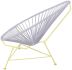 Acapulco Chair (Clear Weave on Yellow Frame)