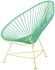 Acapulco Chair (Mint Weave on Yellow Frame)