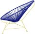 Acapulco Chair (Deep Blue weave on Yellow Frame)