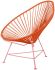 Acapulco Chair (Orange Weave on Coral Frame)