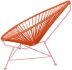 Acapulco Chair (Orange Weave on Coral Frame)